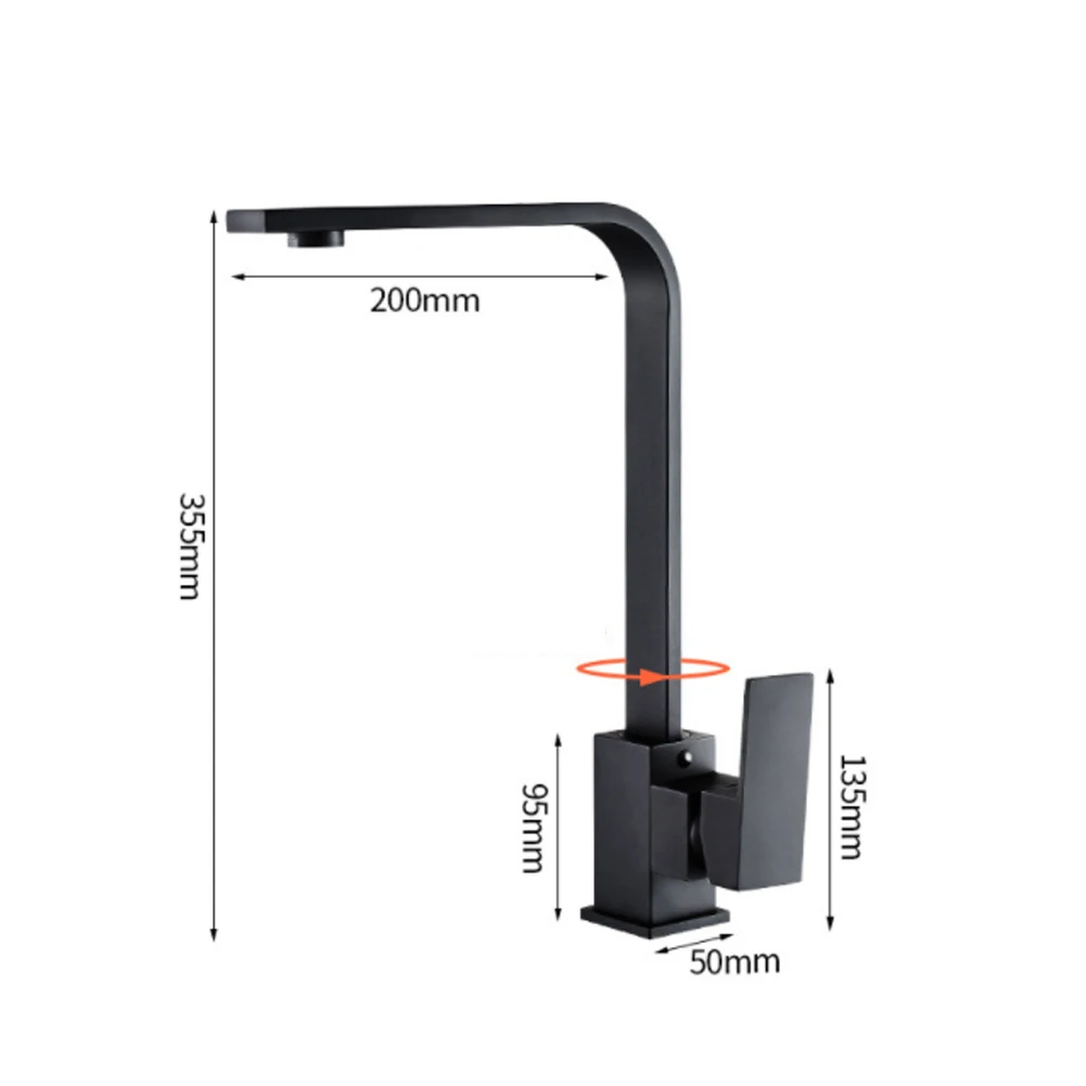 kitchen brass faucet painted bathroom basin faucet g12 single handle swivel spout with aerator deck mounted 60 cm hose filter free global shipping