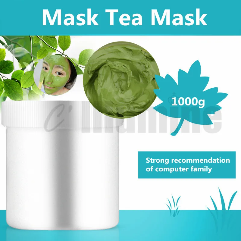 Matcha Green Tea Mask Mud Firming Skin Pores Oil Control Natural Skin Care Beatuty Salon Equipment 1000g