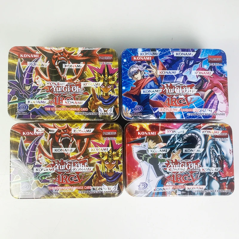 41 шт. железная коробка без повторов с флеш картой Yugioh английская карточка Muto