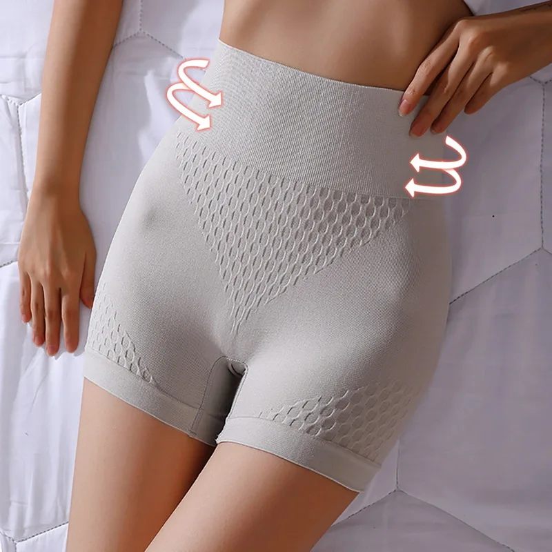 

Women Safety Short Pants Seamless Nylon High Waist Panties Seamless Boyshorts Pants Girls Slimming Underwear