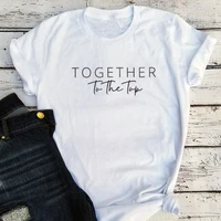 together to the top woman summer tshirts 2021 custom shirt casual gothic punk clothes aesthetic graphic tee l