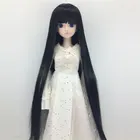 13 14 16 18 Bjd SD парик длинные черные волосы высокая температура провод BJD парик для BJD куклы много цветов