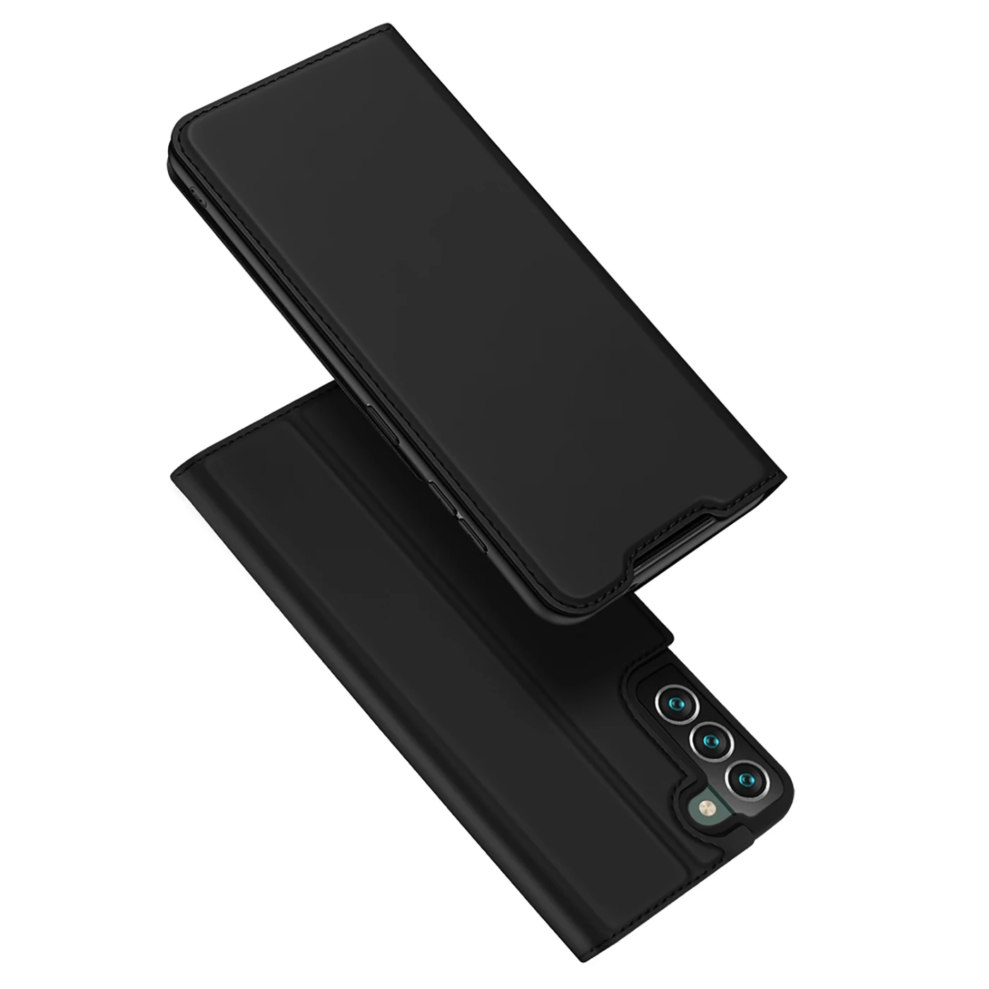 Funda de cuero con tapa para Samsung Galaxy S22, funda Ultra magn&eacute;tica de cuero PU para Samsung Galaxy S22 Plus, funda de tel&eacute;fono S 22-0