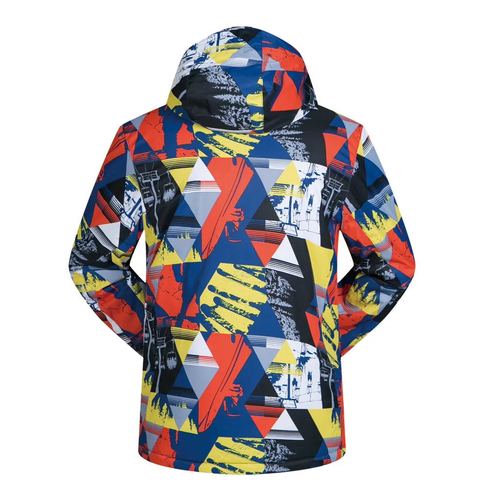 

Men Ski Jacket Thermal Waterproof Windproof Hooded Winter Jacket Male Outdoor Sports Warm Breathable Snowboard Snowmobile Jacket