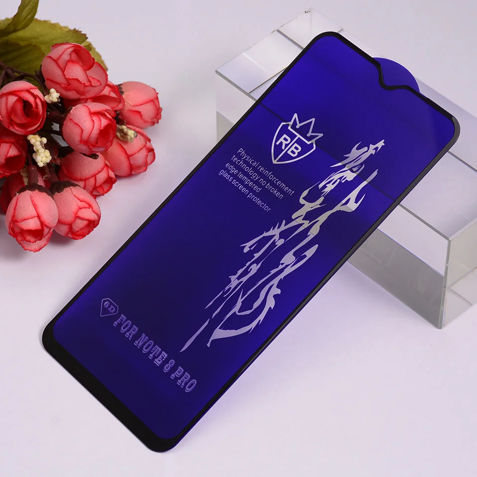 6D Защитное стекло для Xiaomi Mi 9 Pro 8 Lite CC9e CC9 10T закаленное Redmi 8A Note 9S 8t 9A 9C|Защитные