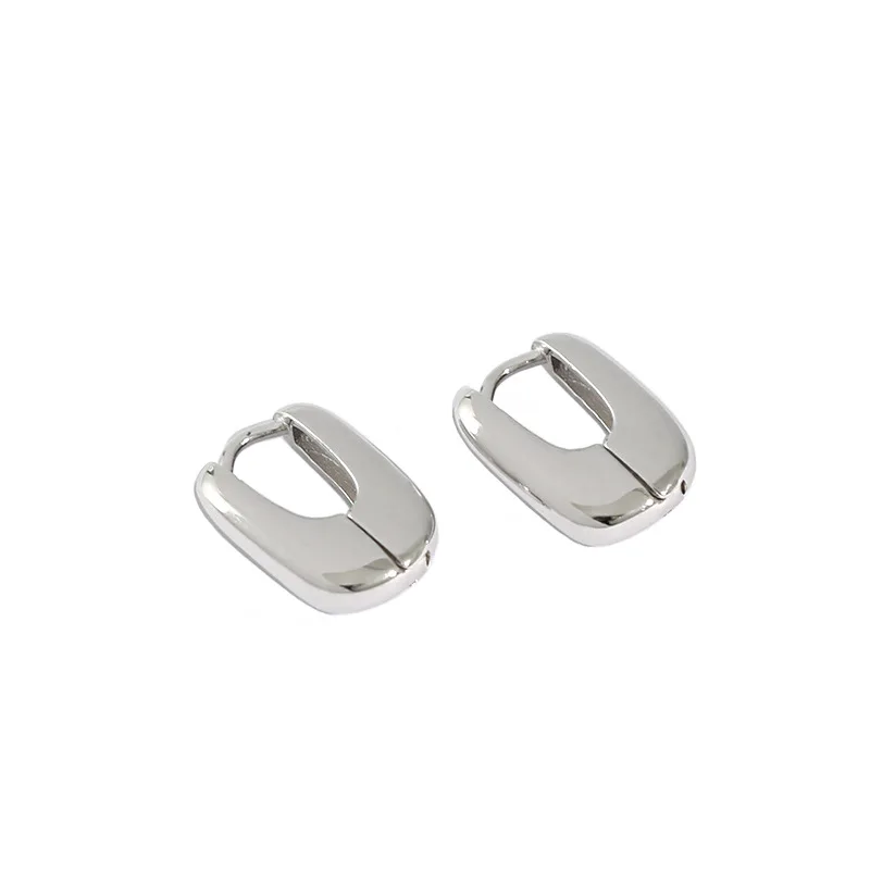 Kinel Minimalist Oval Earrings for Women Authentic 925 Sterling Silver Earring Wedding Party Fine Jewelry 2020 New
