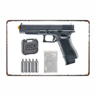 Жестяной знак Umarex Glock G34 Gen4 C02 Blowback Deluxe (VFC) страйкбольный пистолет BB воздушный мягкий пистолет с 4U комплектом настенный художественный Декор металлический знак
