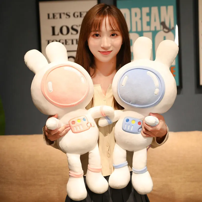 

Новинка, милая Кукла Kawaii, милый космический кролик, плюшевая игрушка, мягкая детская игрушка, Детский Рождественский подарок на день рожден...