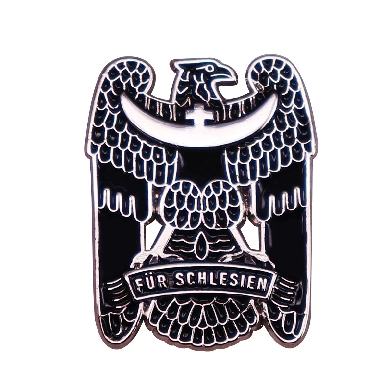 

Fur Schlesien Enamel Pins WW2 German Military Brooches Metal Medal Prussian Eagle Badges Pin Backpack Accessories Jewelry 2021