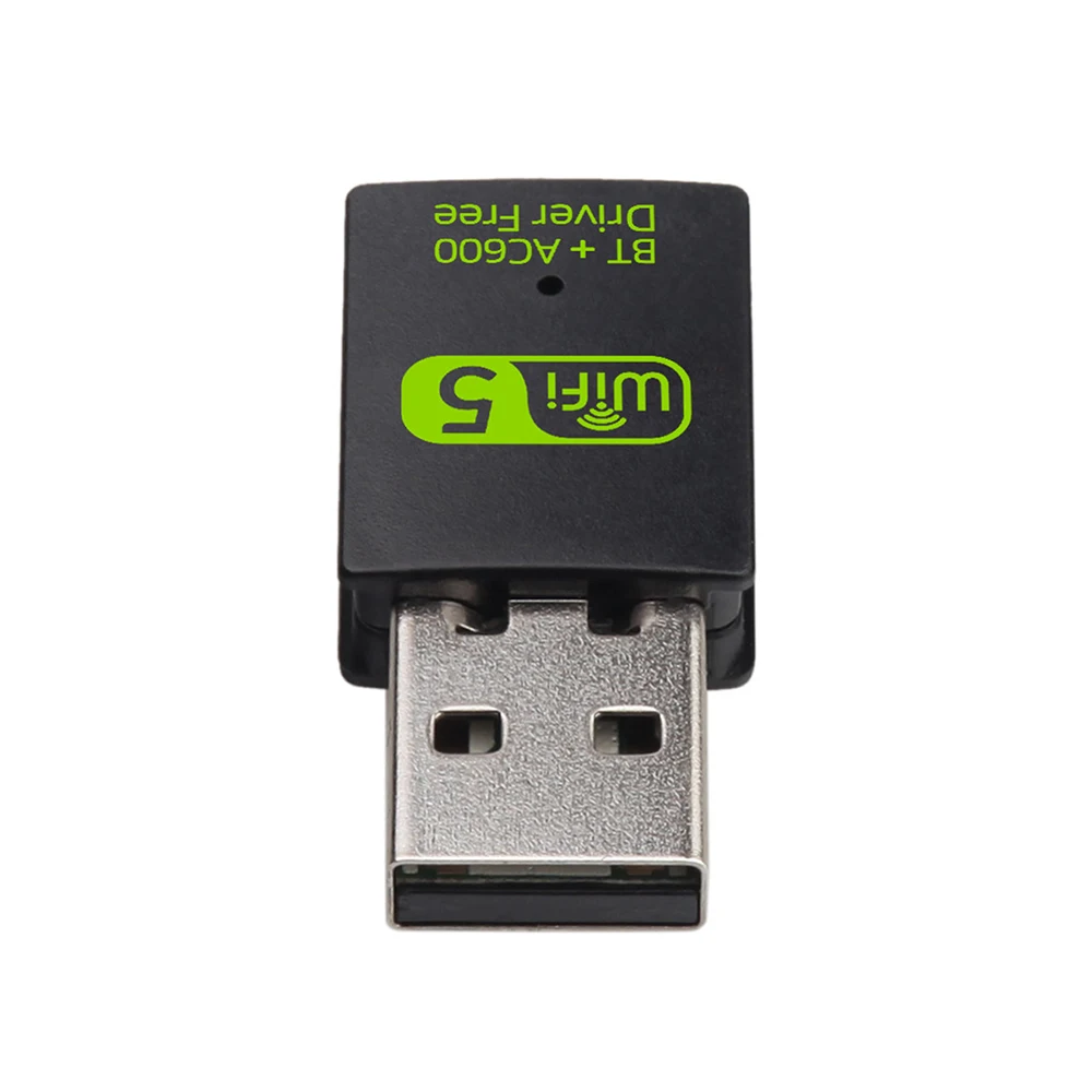 Двухдиапазонный USB-адаптер Wi-Fi 600 Мбит/с совместимый с Bluetooth 802.11ac мини-ключ
