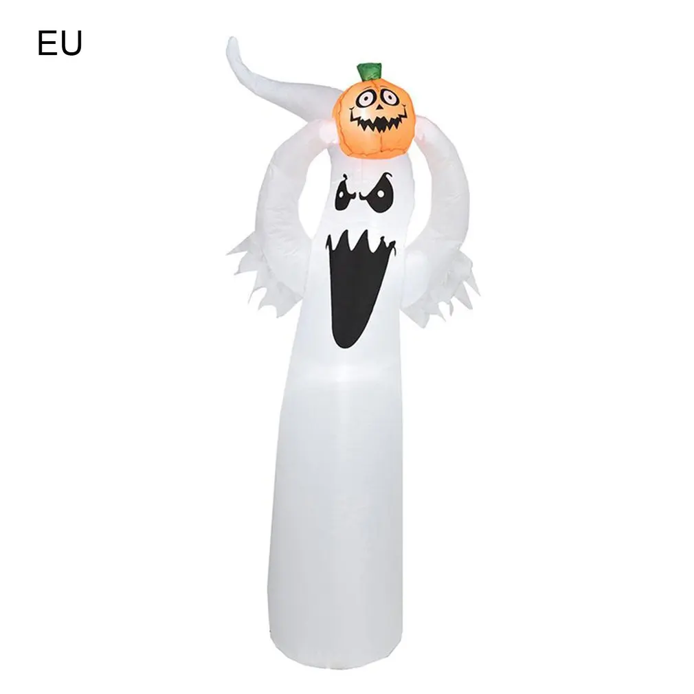 

Украшения для Хэллоуина 1,8 м, надувная Тыква-призрак, реквизит жуткий страх, надувная игрушка, товары для дома с привидениями