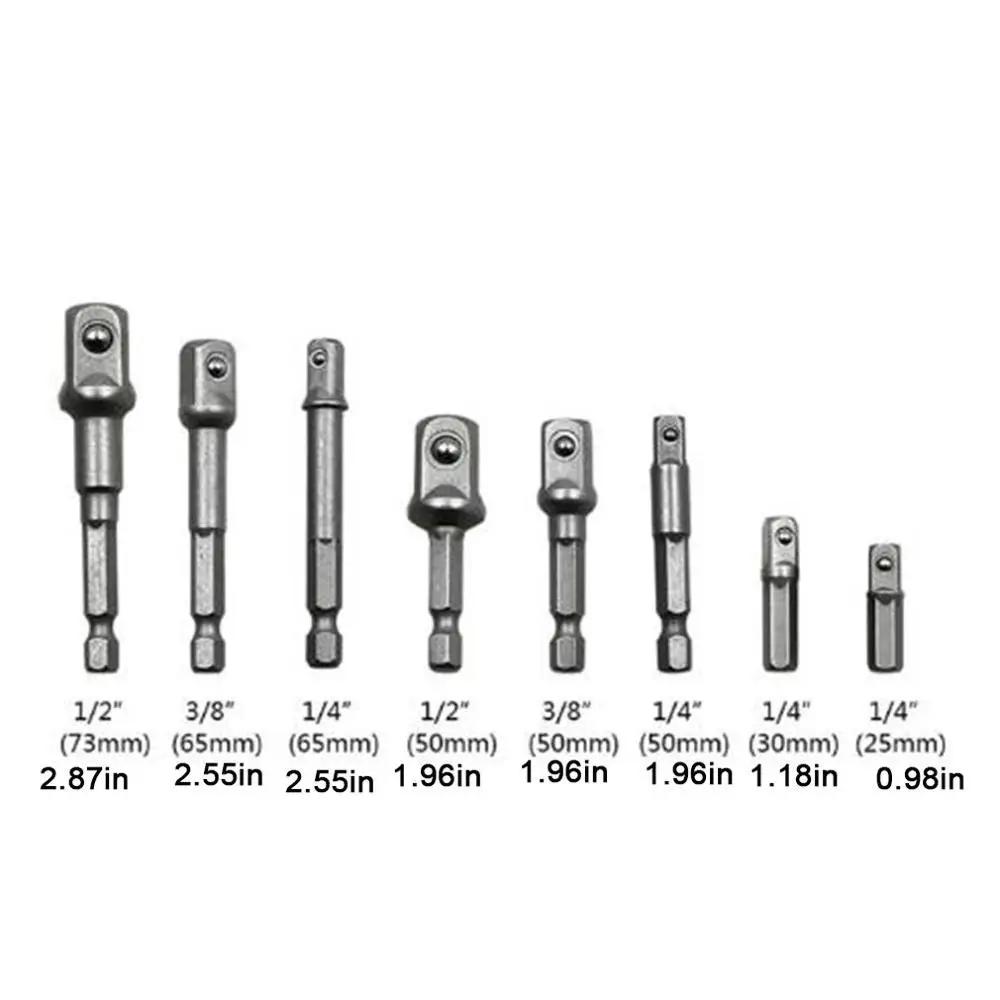 Шестигранный хвостовик К квадратной головке рукав Post 1/4 3/8 1/2 ветровой партии