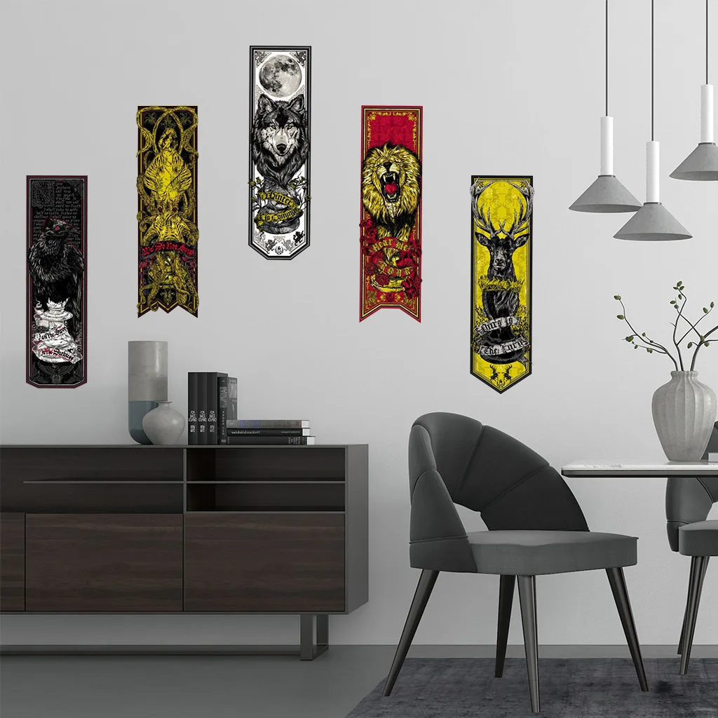 Властные настенные наклейки с животными декоративный фон для гостиной спальни