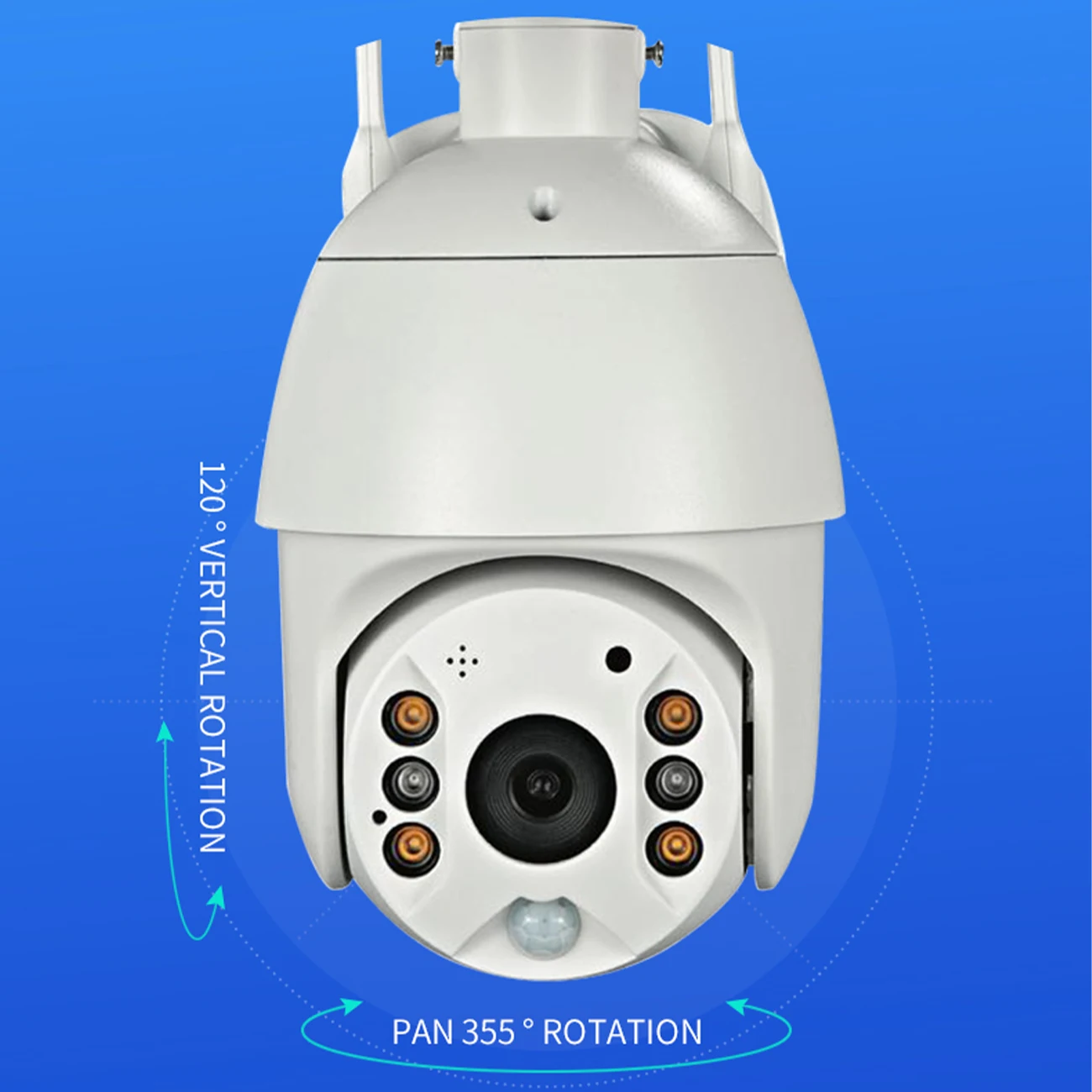 

Outdoor Solar Security Wifi Camera 1080P HD PTZ Wireless Monitoring Waterproof Camera CCTV Smart Home Surveillance