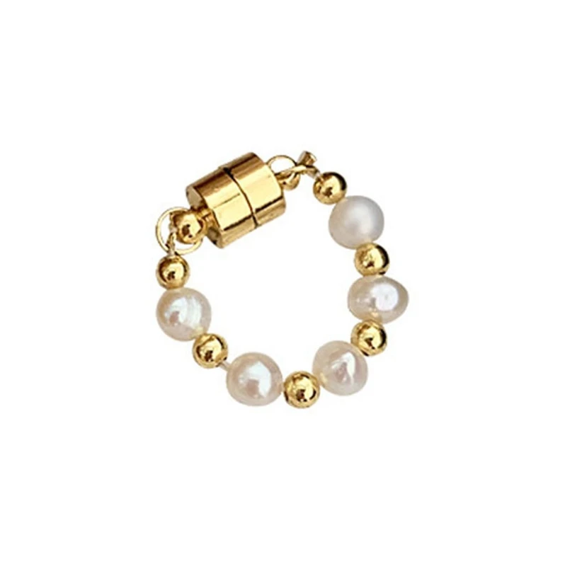 Магнитные серьги-Клипсы из натурального пресноводного жемчуга серьги без