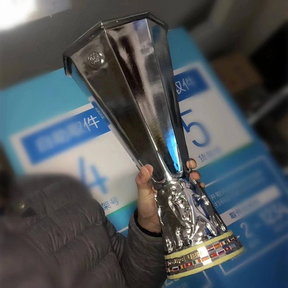 Free ship hot sale  Europa League Trophy cup The Bertoni Trophy Cup The Football Trophy Cup Nice Gift for Soccer Souvenirs Award