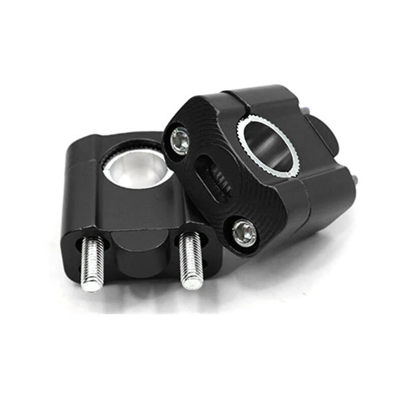 Черные ручки 22/28 мм мотоциклетные зажимы CNC алюминиевый сплав ATVs прокладки