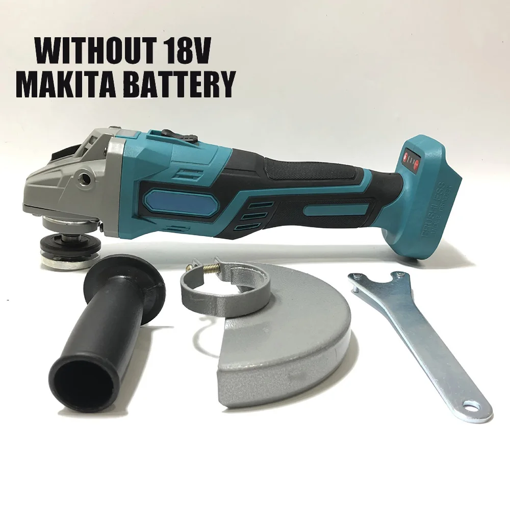 Бесщеточный шлифовальный станок MAKITA 18 в подходит для колеса 125 мм прочный и
