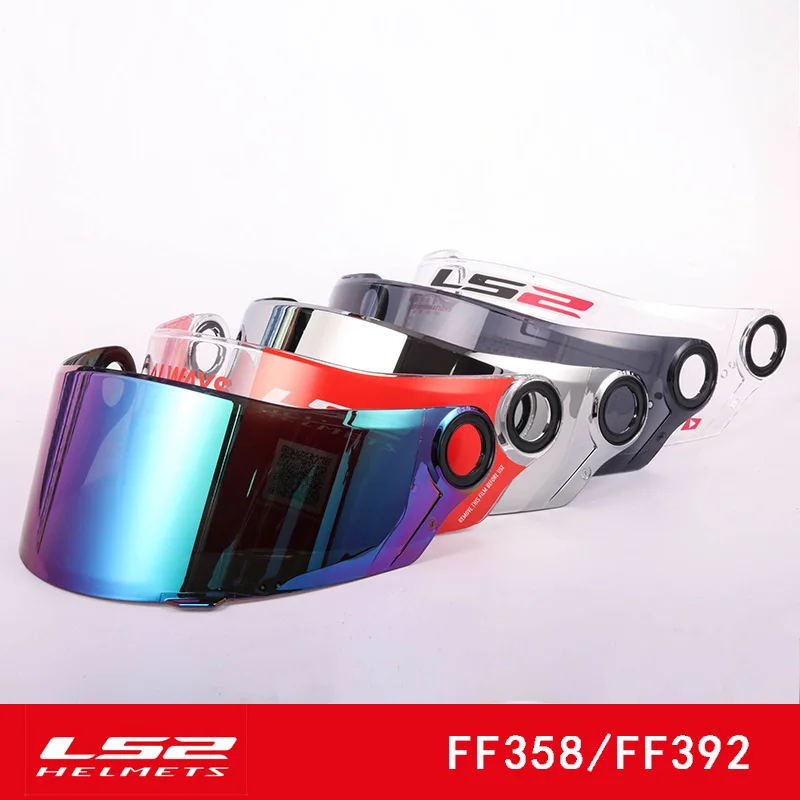 Оригинальный козырек для мотоциклетного шлема LS2 ff358 подходит FF396 FF392 прозрачная