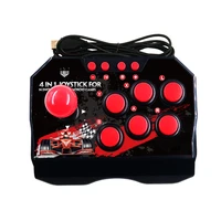 4 in 1 joystick usb wired game retro arcade station turbo games console rocker fighting controller for ps3switchpcandroid tv