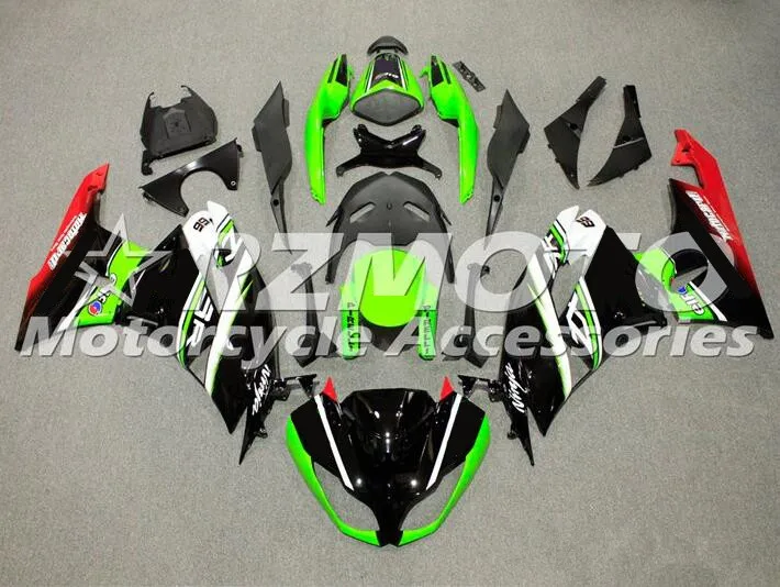 

Набор обтекателей для kawasaki Ninja ZX-6R ZX6R 09 10 11 12 636 2009 2010 2011 2012, красный, зеленый