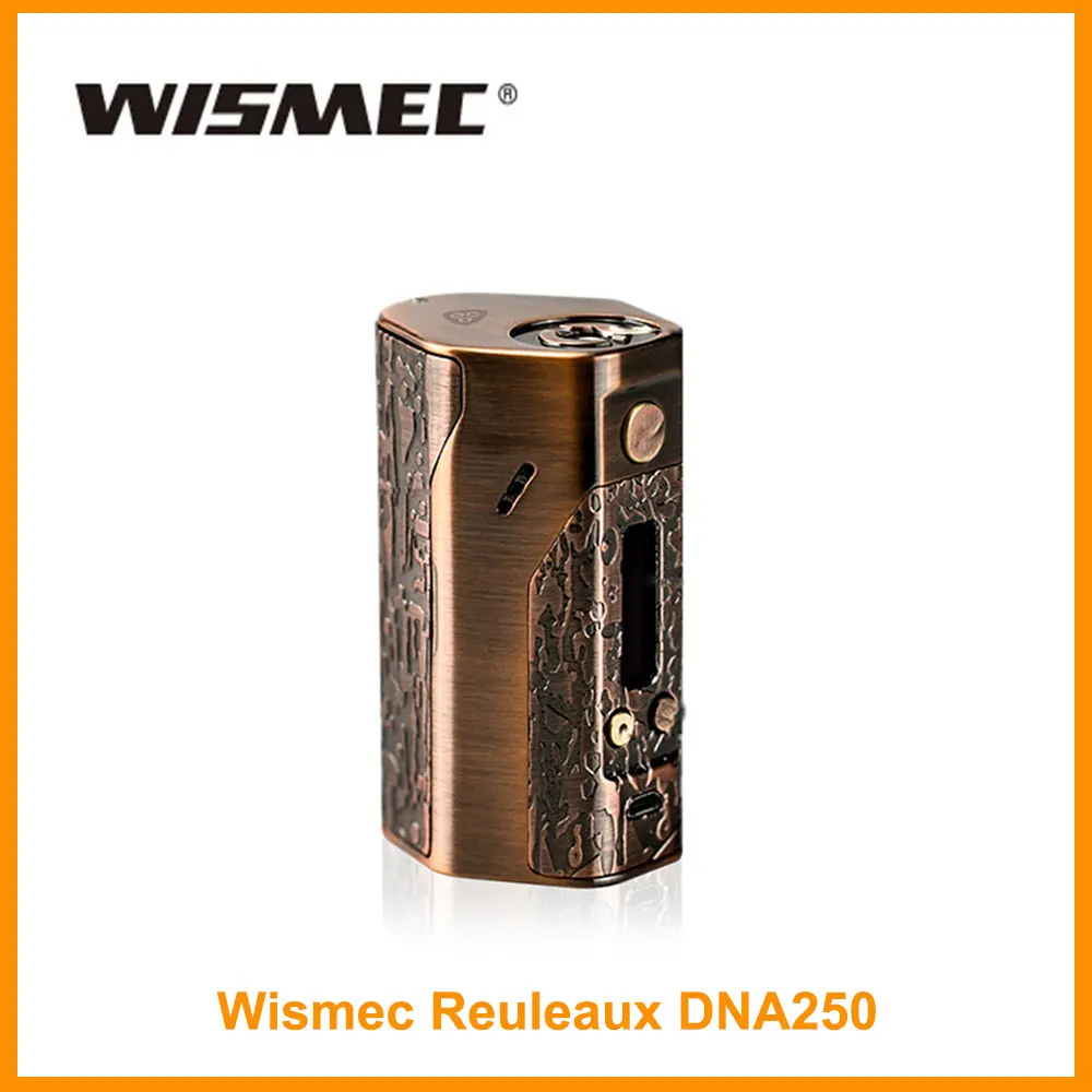 США/русский склад Wismec Reuleaux DNA 250 коробка мод выходная мощность 250 Вт Evolv DNA TC/VW мод By18650(без ячейки) электронная сигарета