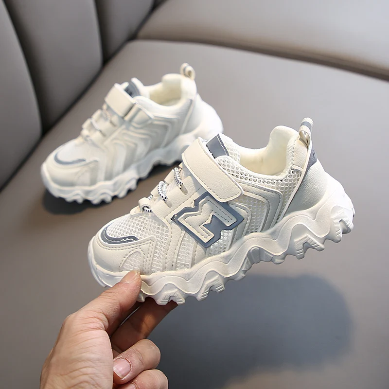 Детская сетчатая обувь новинка 2020 модные весенне-летние детские спортивные