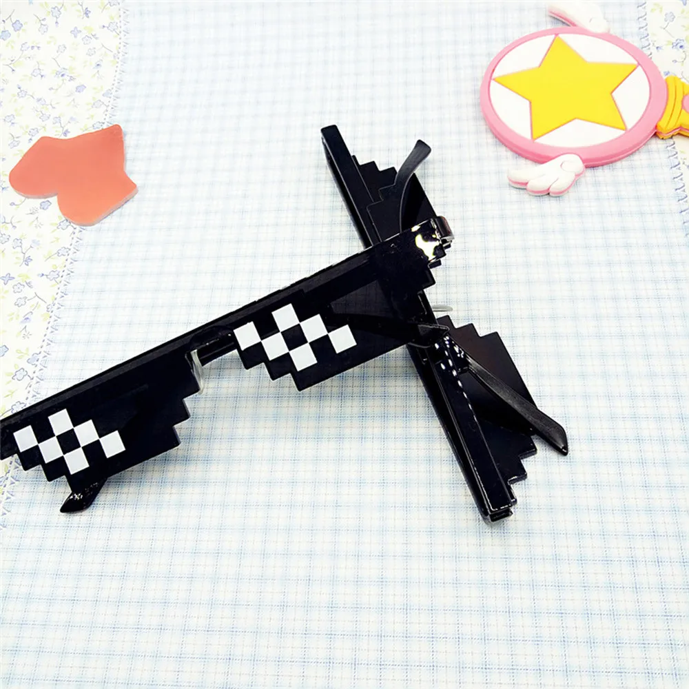 Забавные спасательные очки 8 битных пикселей солнцезащитные игрушки для детей и