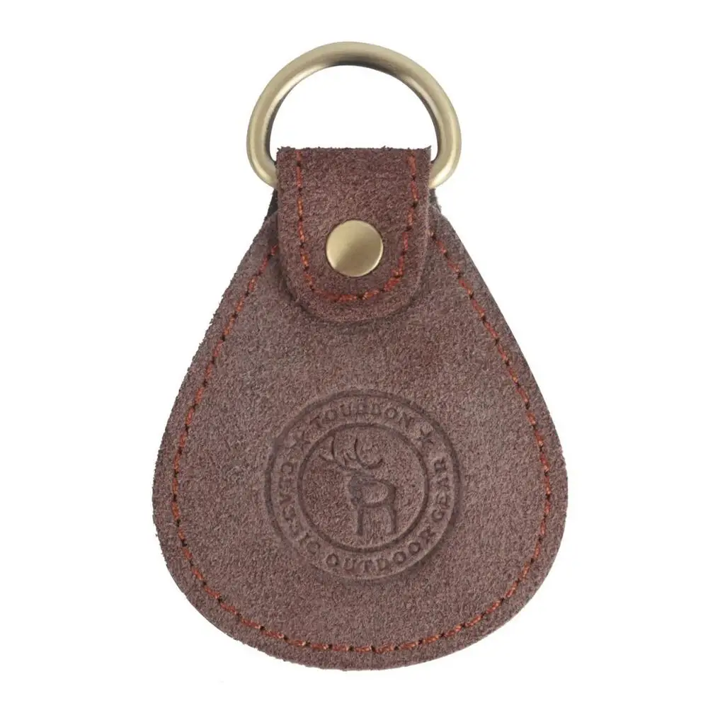 Tourbon Leather Fly Line Leader выпрямитель для чистки лески рыболовные аксессуары с флисовой