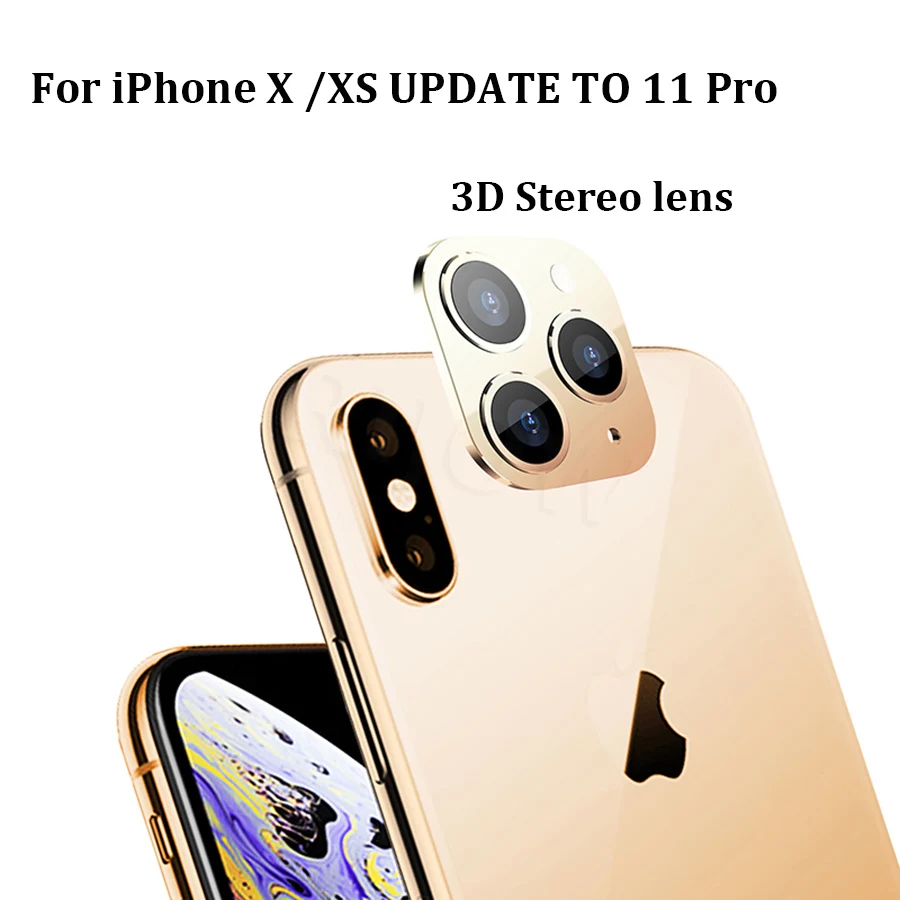 3D камера для iPhone XS Max X Закаленное Стекло Второе изменение на 11 Pro поддельные