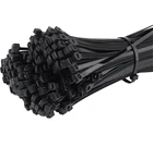 Самоблокирующийся пластиковый нейлоновый Галстук 100 шт. черный 3x100кабельная стяжка крепление ring3X200 кабельная стяжка на молнии набор нейлоновых кабельных стяжек