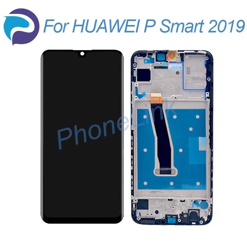 Сенсорный ЖК экран P smart 2019 2340*1080 дигитайзер сменный дисплей в сборе POT