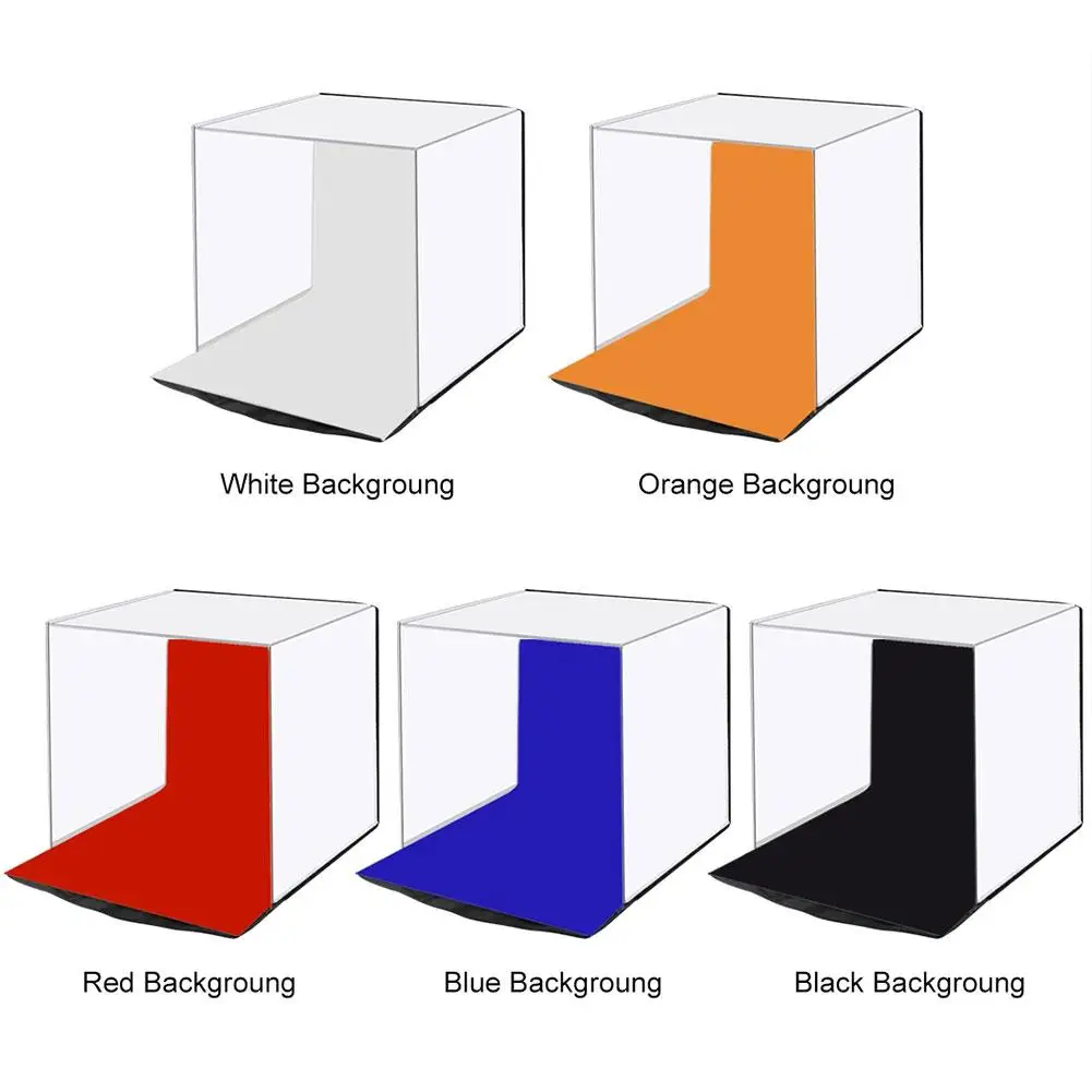 Софтбокс 40 см портативный мягкий светильник для фотостудии 5 цветов|Чехлы