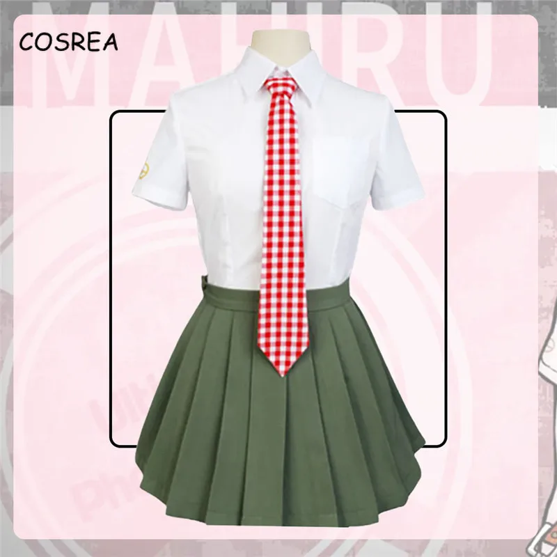 Костюм для косплея из аниме данганронпа (данганронпа) костюмы зеленой юбки и