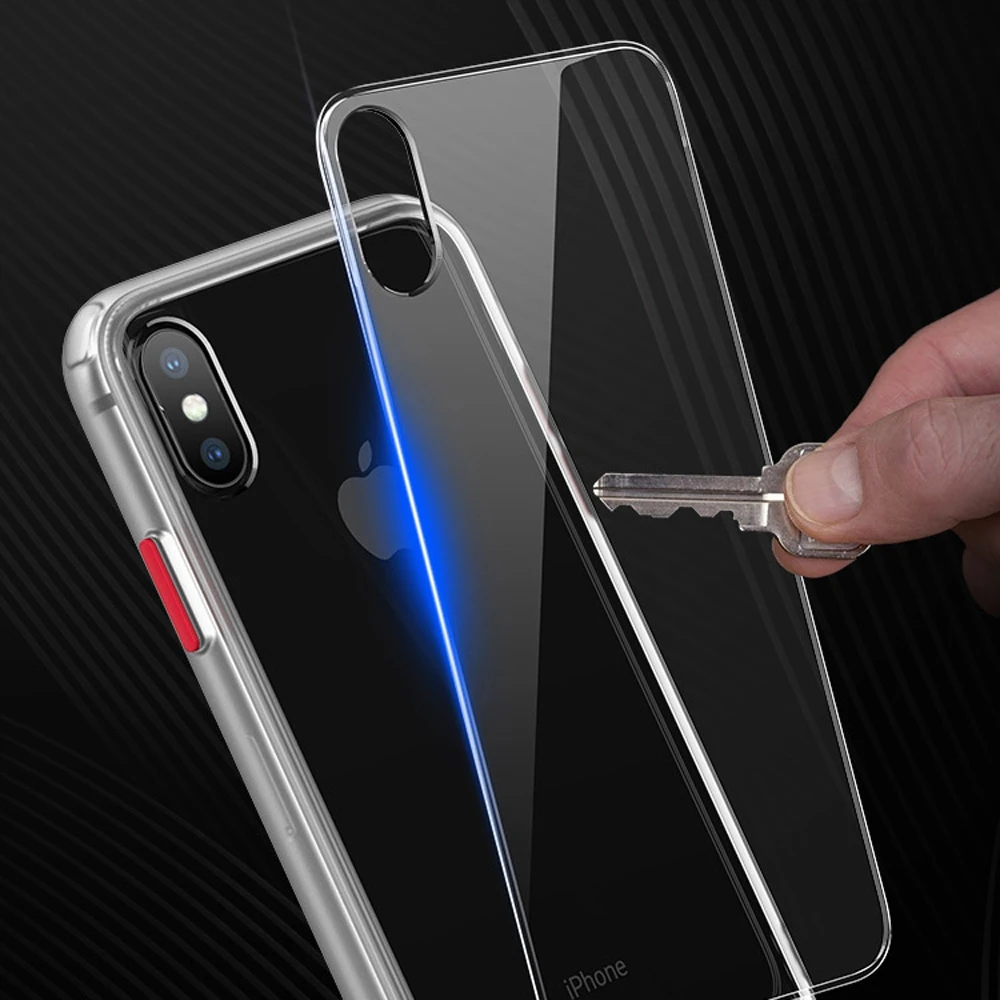 HAWEEL PC + TPU военный амортизационный чехол для iPhone X XR XS Max прозрачный ультратонкий