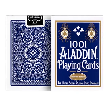 Aladdin Blue Велосипедный всадник задний стандартный индекс игральные карты красный/синий колода секунды покер Запечатанный USPCC США волшебные карты фокусы реквизит - Цвет: Aladdin Blue