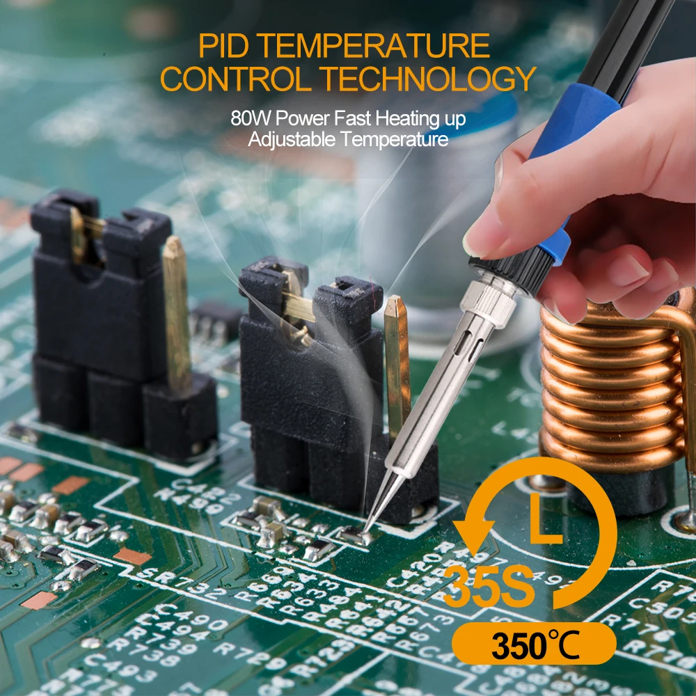 Паяльная станция GVDA Электрический паяльник с быстрым нагревом для ремонта