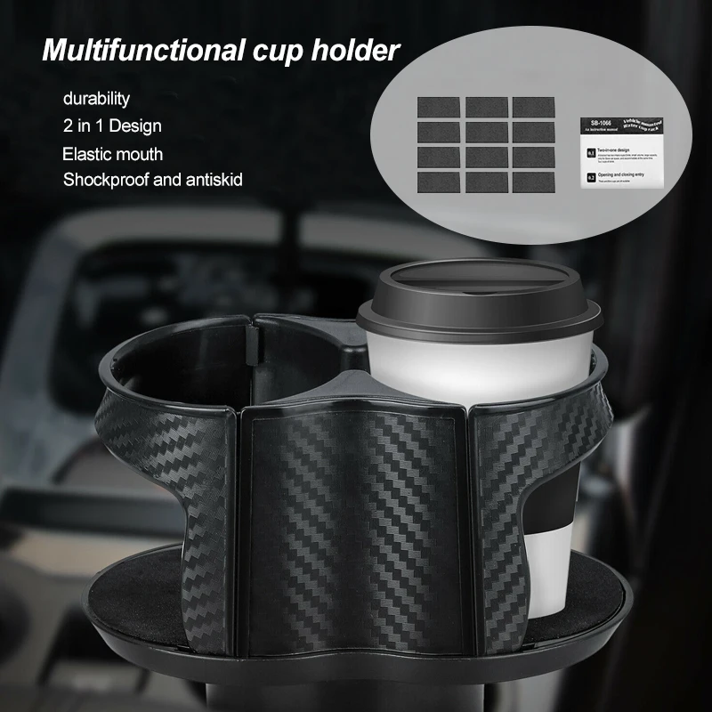 

Universal Elastic Port Car Seat Cup 2 Holder Drink Beverage Anti-Slip Coffee Auto Truck Bottle Mount Auto Accessories