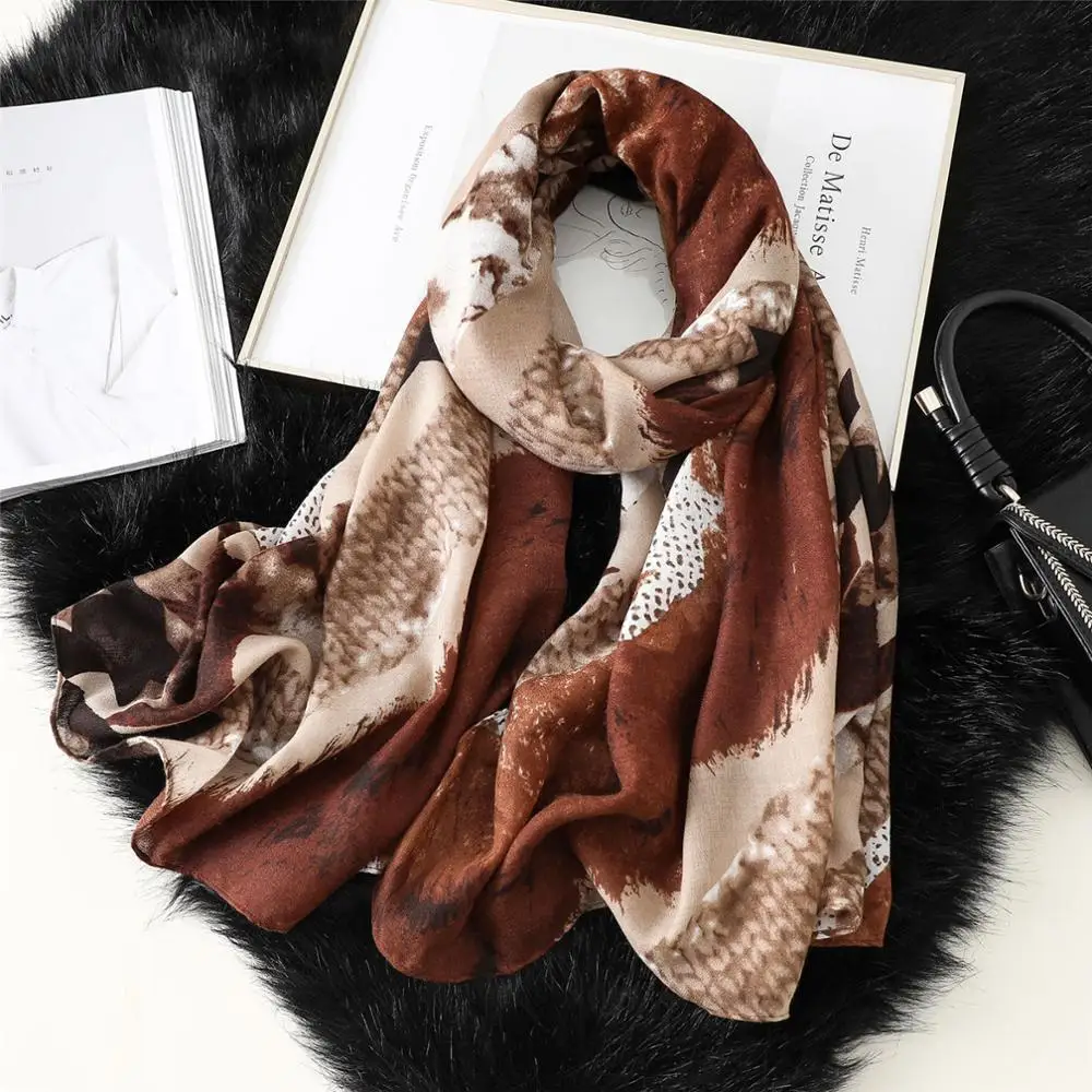 New Popular Sexy Trendy Charming Graffiti Print Shawl Scarf Special Fashion Woman Accessories Newest scarves | Аксессуары для