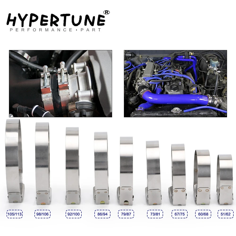 

2.0" 2.25" 2.5" 2.75" 3.0" 3.25" 3.5" 3.75" 4.0" T-Bolt Exhaust Clamp Intake Turbo Exhaust Intercooler Silicone Coupler 1 Piece