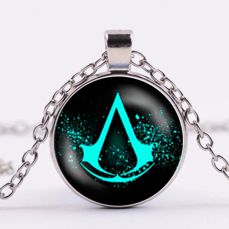 Ожерелье с металлической подвеской ручной работы для мужчин и женщин стильное