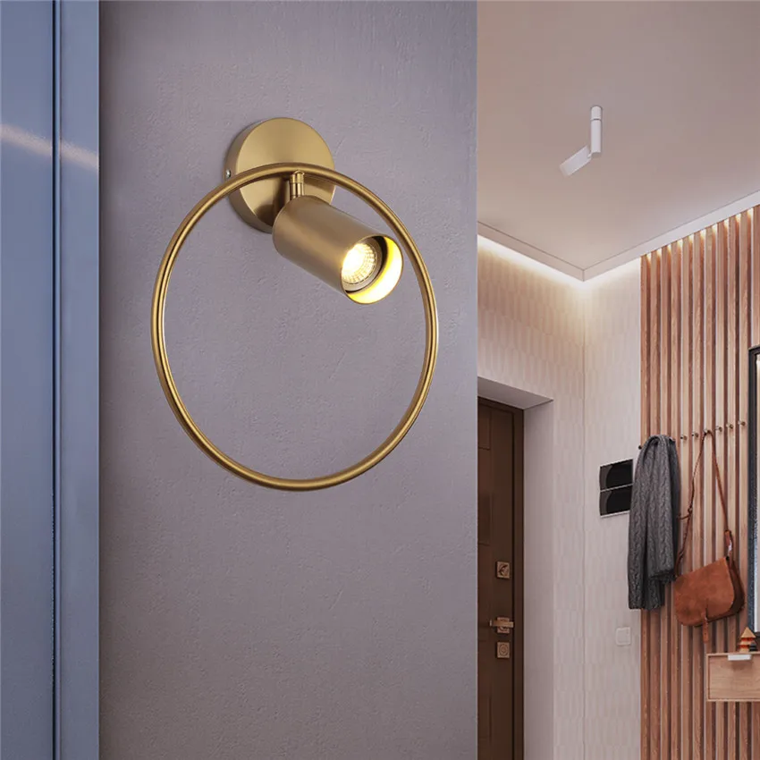 Комнатная настенная лампа светодиодный светильник в стиле постмодерн роскошная