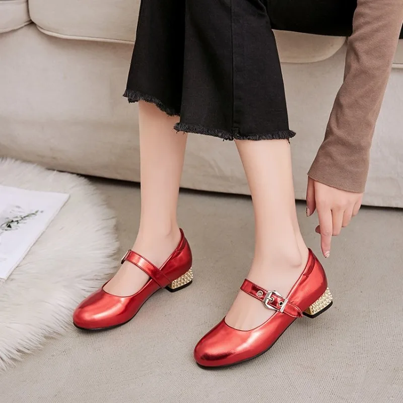 Mary Jane/Женская обувь на каблуке Танцевальная Женская в стиле джазовый вальс