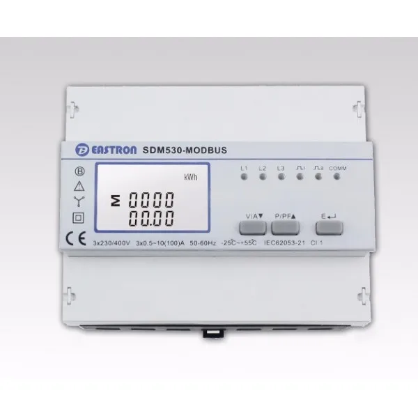 Электросчетчик Eastron SDM530 с интерфейсом RS485 | Электроника