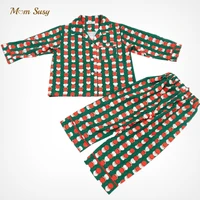 baby girl boy pajamas clothes set shirtpant 2pcs spring autumn child sleepwear lounge suit baby home suit christmas 2 12y