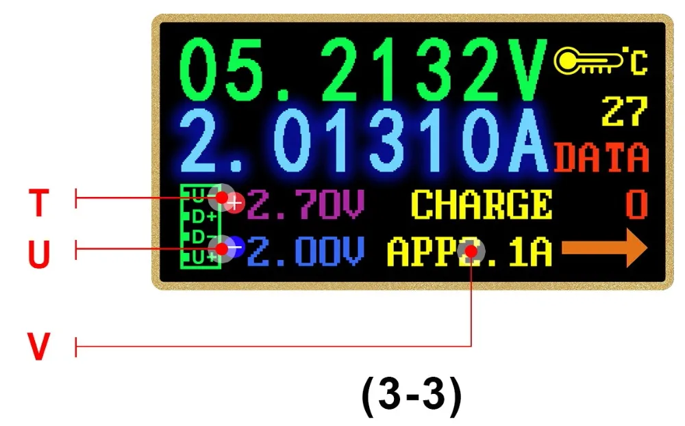 TC64 TC66 TC66C type-C PD триггер USB-C Вольтметр Амперметр Напряжение 2 способ измеритель тока модульное зарядное устройство батарея USB тестер модуль