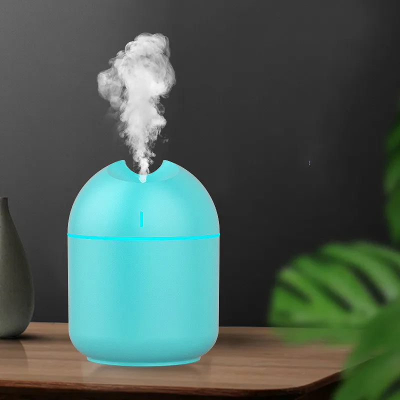 

200ml Air Humidifier Colorful Cup Ultrasonic Cool Mist Mini Humidifier, Car Aroma Diffuser with LED Light