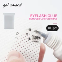 200pcs eyelash glue remover cotton wipes prevent clogging lint free paper pad eyelash make up tools