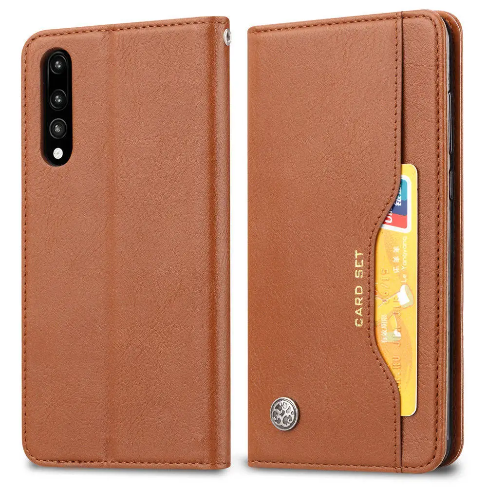 Темно-коричневый Магнитный чехол из искусственной кожи для Xiaomi mi 9, 8, SE, 8 Lite, чехол для mi A3, CC9E, 9 T, 9 Pro, откидной бумажник для карт, чехол для телефона, откидной Чехол, s - Цвет: Темно-коричневый