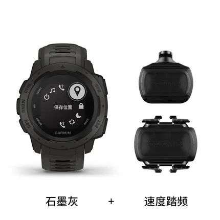 Garmin instinct наружный воздушный давление работает фитнес сенсор пульса - Цвет: black